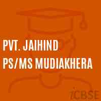 Pvt. Jaihind Ps/ms Mudiakhera Middle School Logo