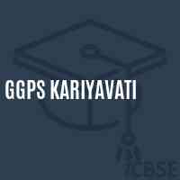 Ggps Kariyavati Primary School Logo