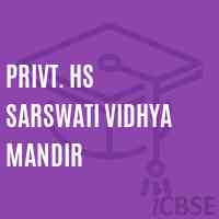 Privt. Hs Sarswati Vidhya Mandir Senior Secondary School Logo