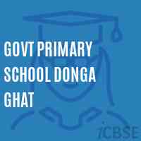 Govt Primary School Donga Ghat Logo