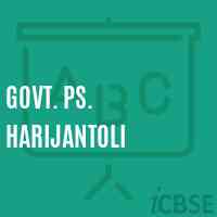 Govt. Ps. Harijantoli Primary School Logo