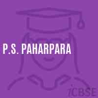 P.S. Paharpara Primary School Logo