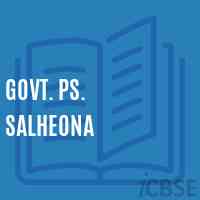 Govt. Ps. Salheona Primary School Logo