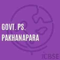 Govt. Ps. Pakhanapara Primary School Logo