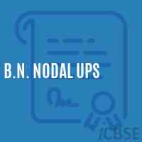 B.N. Nodal UPS Middle School Logo