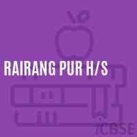 Rairang Pur H/s Secondary School Logo