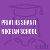Privt Hs Shanti Niketan School Logo
