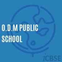 O.D.M Public School Logo