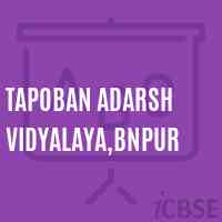 Tapoban Adarsh Vidyalaya,Bnpur School Logo