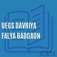 Uegs Davriya Falya Badgaon Primary School Logo