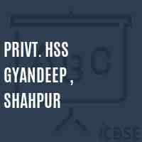 Privt. Hss Gyandeep , Shahpur Senior Secondary School Logo
