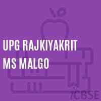 Upg Rajkiyakrit Ms Malgo Middle School Logo