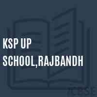 Ksp Up School,Rajbandh Logo