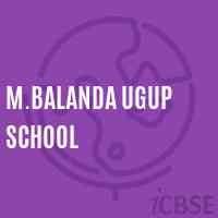 M.Balanda Ugup School Logo