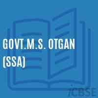 Govt.M.S. Otgan (Ssa) Middle School Logo