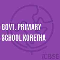 Govt. Primary School Koretha Logo