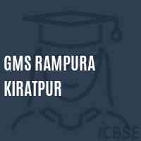 Gms Rampura Kiratpur Middle School Logo