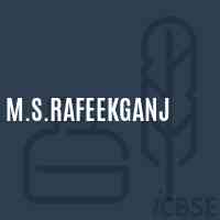 M.S.Rafeekganj Middle School Logo