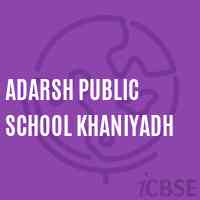 Adarsh Public School Khaniyadh Logo