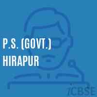 P.S. (Govt.) Hirapur Primary School Logo