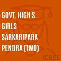 Govt. High S. Girls Sarkaripara Pendra (Twd) Middle School Logo