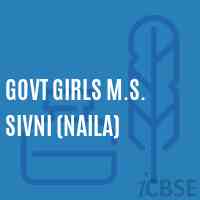 Govt Girls M.S. Sivni (Naila) Middle School Logo