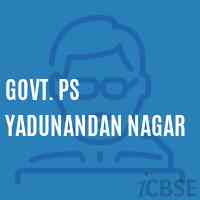Govt. Ps Yadunandan Nagar Primary School Logo