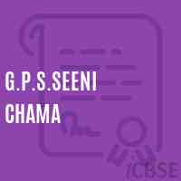 G.P.S.Seeni Chama Primary School Logo