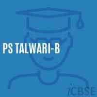 Ps Talwari-B Primary School Logo