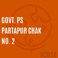 Govt. Ps Partapur Chak No. 2 Primary School Logo