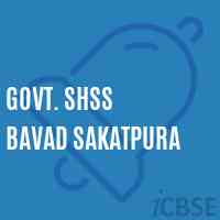 Govt. Shss Bavad Sakatpura High School Logo