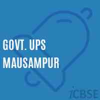 Govt. Ups Mausampur Middle School Logo