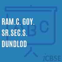 Ram.C. Goy. Sr.Sec.S. Dundlod Senior Secondary School Logo