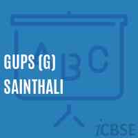 Gups (G) Sainthali Middle School Logo