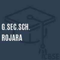 G.Sec.Sch. Rojara Secondary School Logo