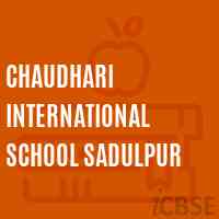 Chaudhari International School Sadulpur Logo