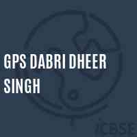 Gps Dabri Dheer Singh Primary School Logo
