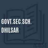 Govt.Sec.Sch. Dhilsar Secondary School Logo