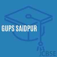 Gups Saidpur Middle School Logo