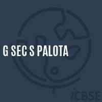 G Sec S Palota Secondary School Logo