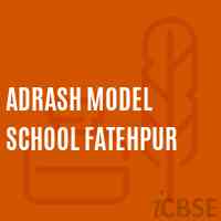 Adrash Model School Fatehpur Logo