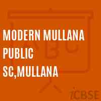 Modern Mullana Public Sc,Mullana Middle School Logo