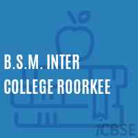 B.S.M. Inter College Roorkee High School Logo