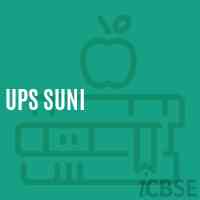 Ups Suni Middle School Logo