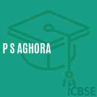 P S Aghora Primary School Logo