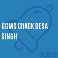 Ggms Chack Desa Singh Middle School Logo