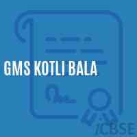 Gms Kotli Bala Middle School Logo
