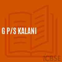 G P/s Kalani Primary School Logo