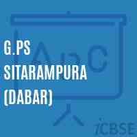 G.Ps Sitarampura (Dabar) Primary School Logo