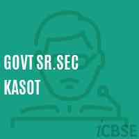 Govt Sr.Sec Kasot High School Logo
